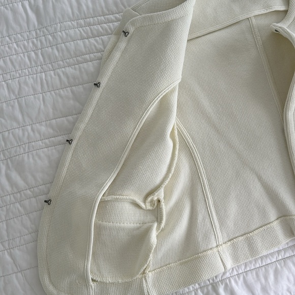 Whistles Collarless Jersey Jacket - Picture 6 of 7